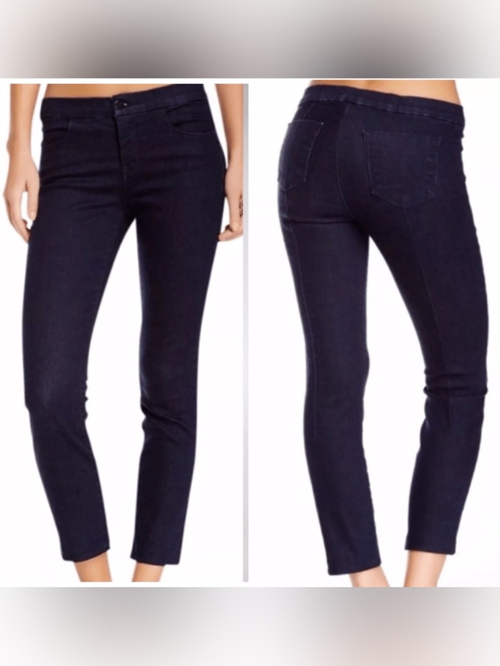 J BRAND Tailored Crop Jean In Inkwell Sz 28